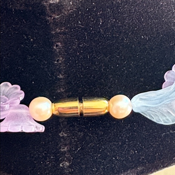 Vintage Avon 80s Jardinia Pastel Floral Necklace Cottagecore Retired NIB 160 - Picture 7 of 16